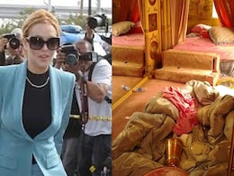 Lindsay Lohan accused of trashing Dame Elizabeth Taylor's dressing room trailer Lindsay Lohan accused of trashing Dame Elizabeth Taylor's dressing room trailer