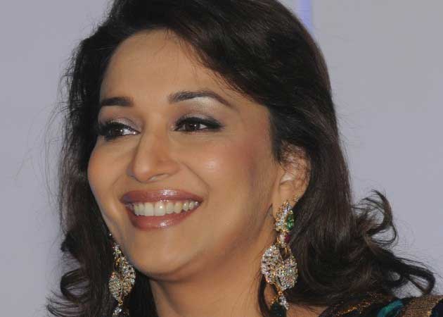 Who was Madhuri Dixit's teenage crush?