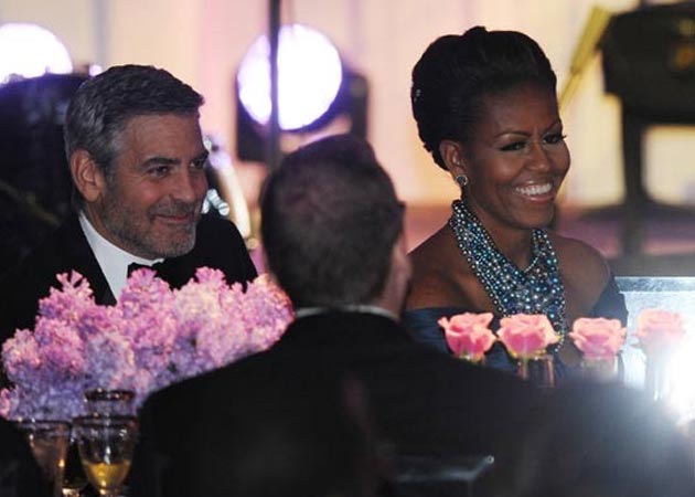 Michelle Obama finds George Clooney "cute"