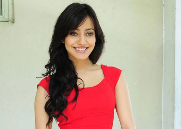 Neha Sharma has a wheely lucky escape at shoot