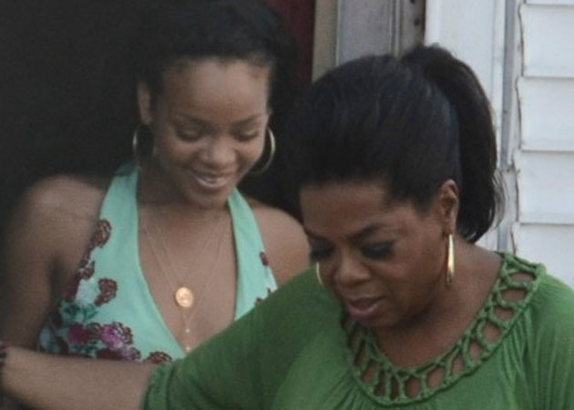 Rihanna has taken Oprah Winfrey on a tour of Barbados