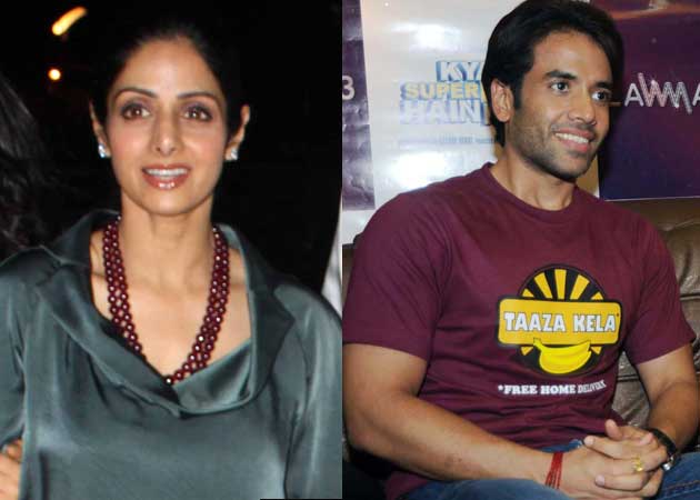 Sridevi offends Tusshar Kapoor with <i>Himmatwala</i> comment