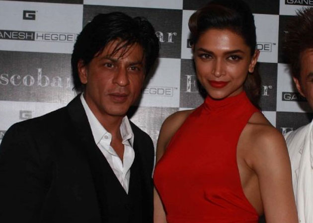 Shah Rukh Khan refuses to say if Deepika Padukone is in <i>Chennai Express</i> 