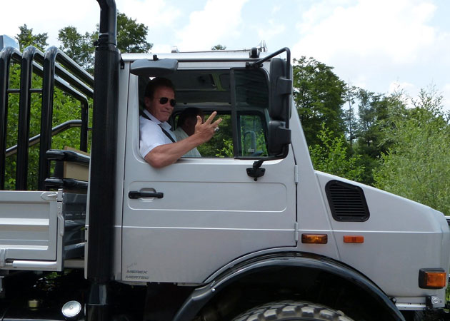 Arnold Schwarzenegger has purchased a $250,000 monster truck