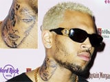 Chris Brown gets tattoo resembling Rihanna's battered face?