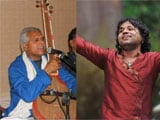 Kailash Kher collaborating with folk singer Prahlad Tipanya