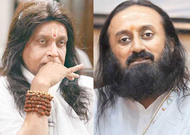 Mithun Chakraborty's godman character in <i>OMG</i> worries Sri Sri Ravishankar 