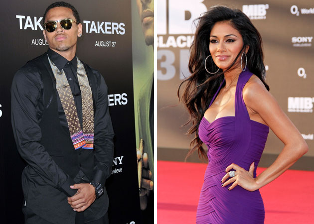 Nicole Scherzinger caught kissing Chris Brown?