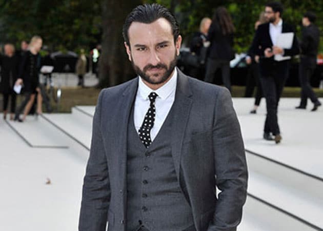 Saif Ali Khan front row guest at Burberry Show in London