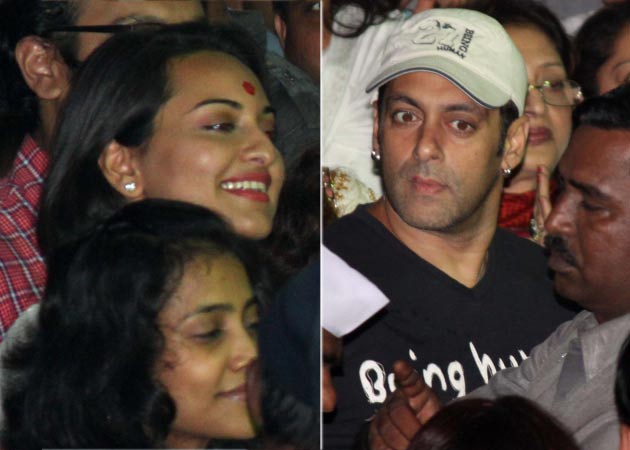 All seems to be well between Sonakshi Sinha and Salman Khan