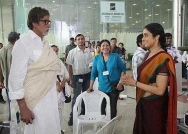 Amitji's words of appreciation boost confidence: Sridevi