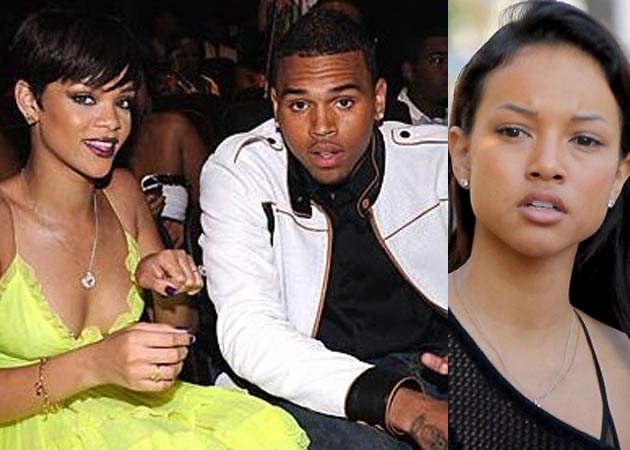 Rihanna has reportedly lashed out at Chris Brown's ex-girlfriend on twitter