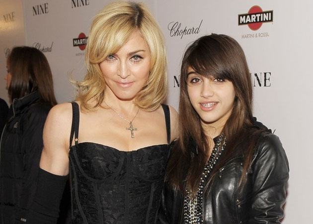 Madonna's daughter on underwear folding duty