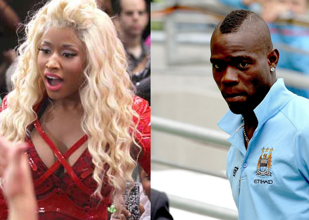 Nicki Minaj snubs Italian footballer Mario Balotelli