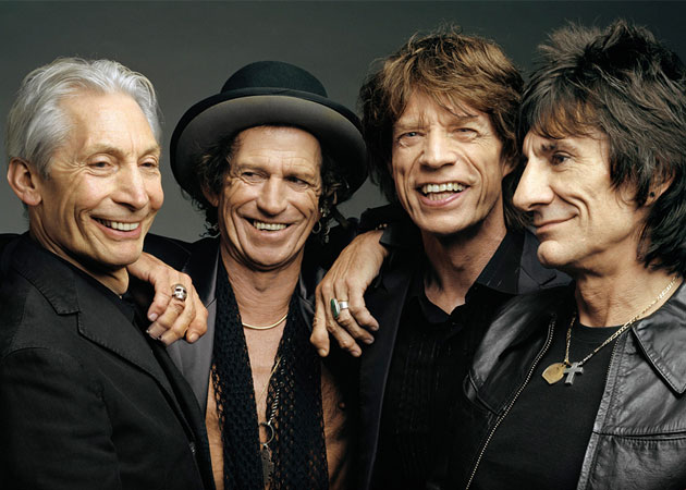 Rolling Stones members walk the red carpet together
