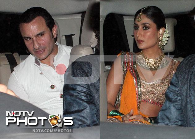 Saif, Kareena wedding week begins with private <i>sangeet</i>