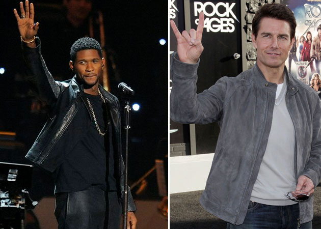 Usher celebrates birthday with Tom Cruise