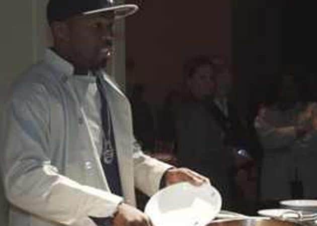 50 Cent serves Thanksgiving dinner to Sandy victims