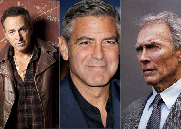 In US presidential race, it's Springsteen and Clooney vs Eastwood