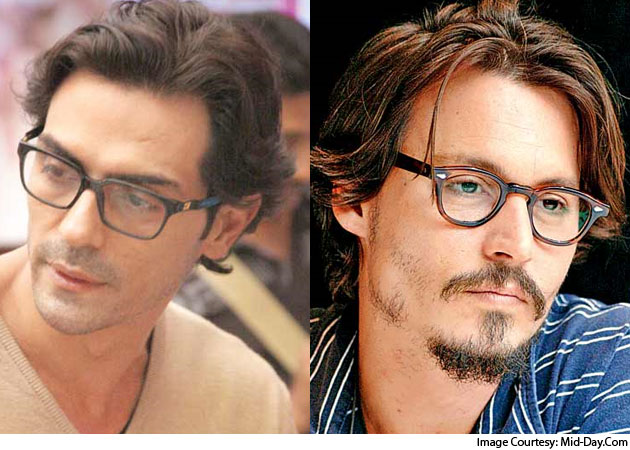 Arjun Rampal's look in <i>Inkaar</i> similar to Johnny Depp's style