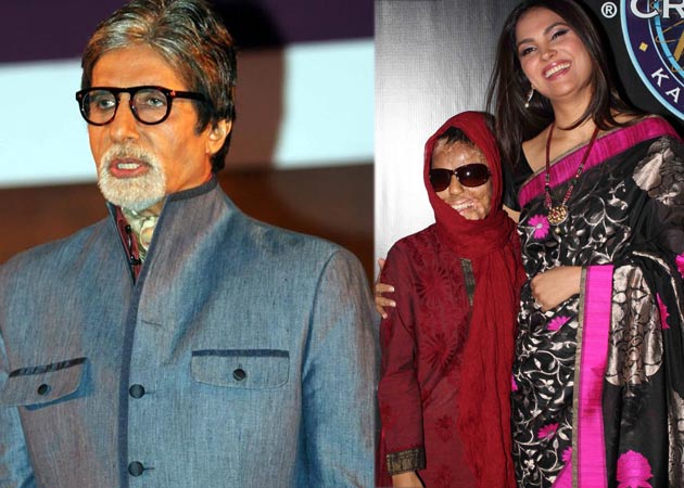 Amitabh Bachchan moved by courage of acid attack victim