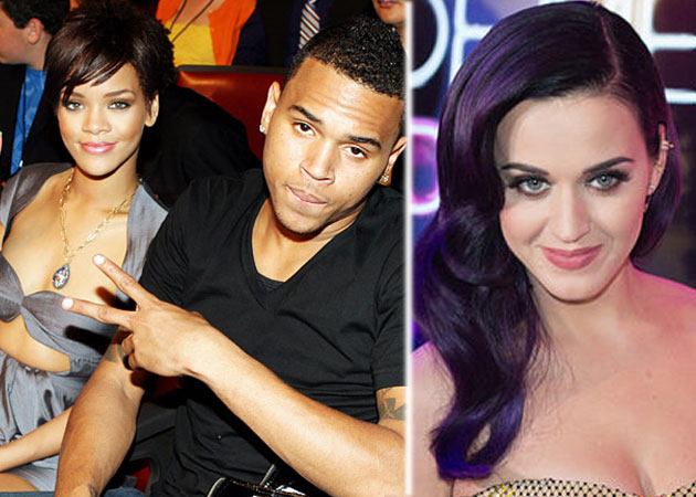 Katy Perry, Rihanna "barely talking" after reunion with Chris Brown