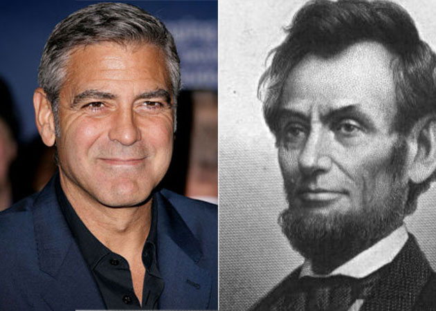 George Clooney's famous relative: Abraham Lincoln