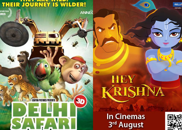 <i>Delhi Safari</i>, <i>Hey Krishna</i> in run for Oscar nod