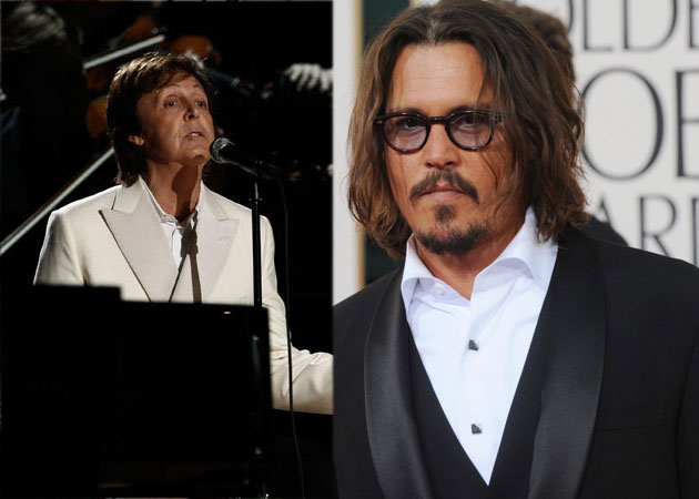 Sir Paul McCartney "smartens up" for Johnny Depp's visits