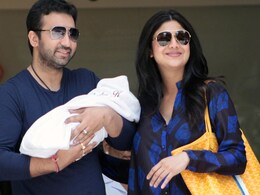 Shilpa Shetty takes son Viaan on first foreign trip Shilpa Shetty takes son Viaan on first foreign trip