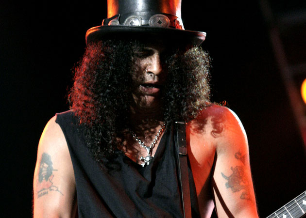 Slash dresses himself for Halloween