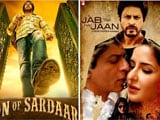 Big bang at the box office today: <i>Jab Tak Hai Jaan</i>, <i>Son Of Sardaar</i>