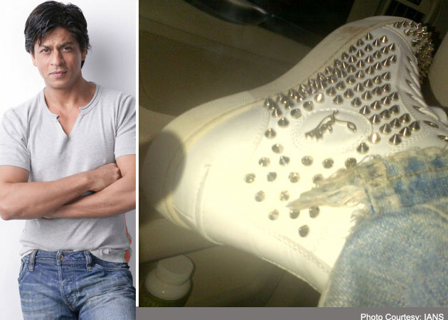 Shah Rukh Khan's cool new shoes, courtesy daughter