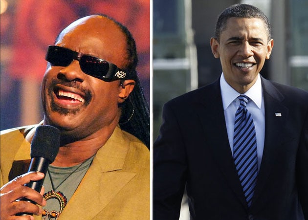 Stevie Wonder holds surprise concert for Barack Obama