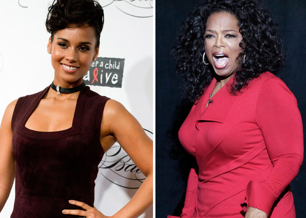 Alicia Keys honours Oprah Winfrey