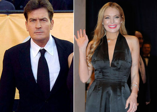 Charlie Sheen unhappy with no thank you from Lindsay Lohan