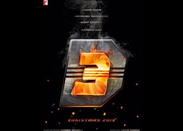 Unveiled: the first poster of Dhoom 3