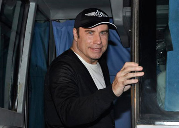 John Travolta's winter hobby: Collecting hot chocolate from around the world