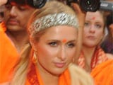 Paris Hilton made a religious stop while in Mumbai