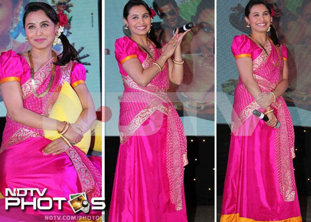 Rani Mukherji rehearses for awards function despite leg injury