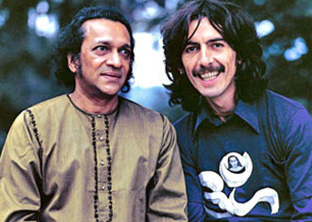 Pandit Ravi Shankar and George Harrison made beautiful music