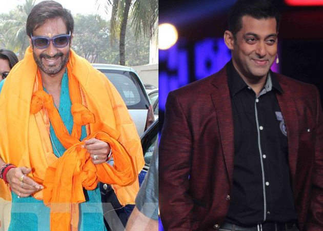 Ajay Devgn and Salman Khan bond over sandwiches