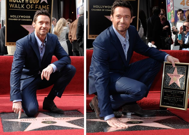 Hugh Jackman receives a star on the Hollywood Walk of Fame