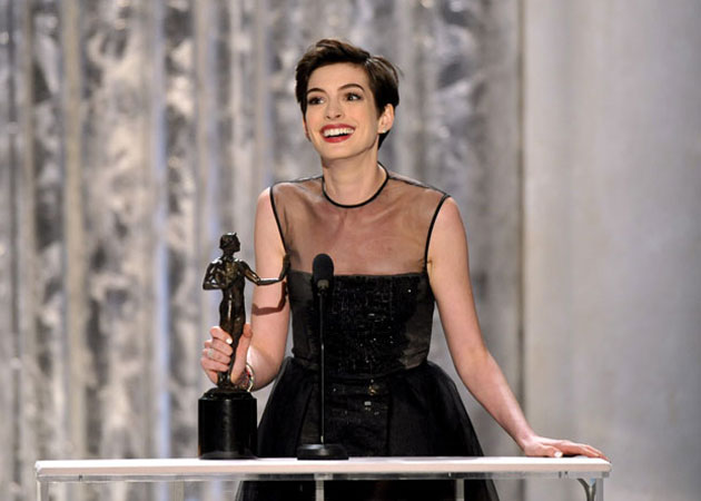 Anne Hathaway is excited about being "unemployed"