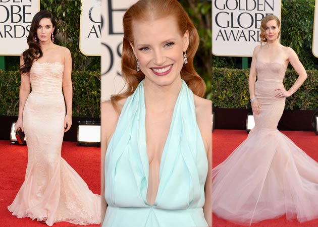 There's chilly fashion chatter at Golden Globes 2013 