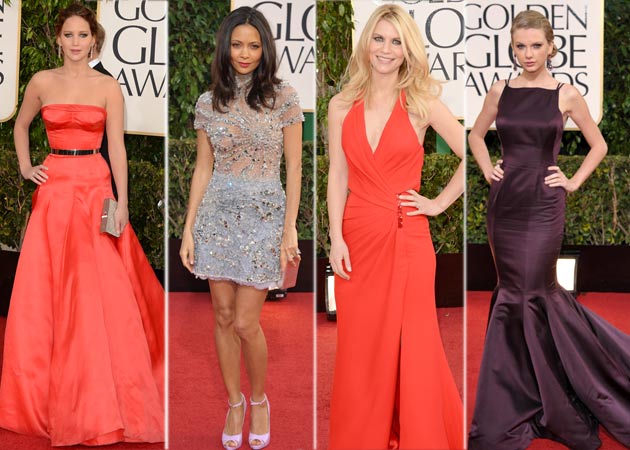 Stars begin arriving at Golden Globes 2013