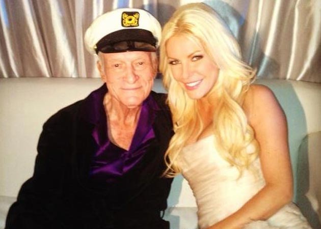 At 86, Hugh Hefner wants baby with wife Crystal Harris