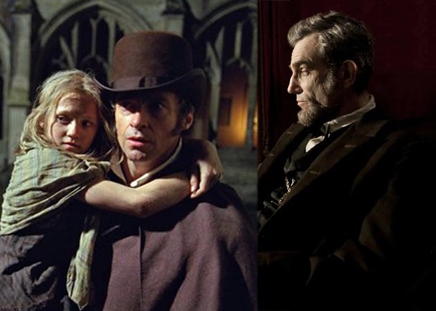Lincoln, Les Miserables favourites for Oscar nods 