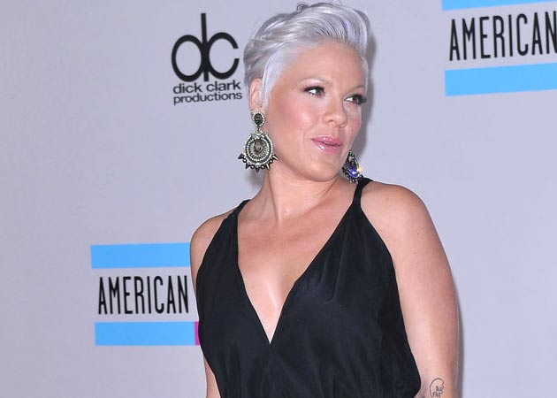 Pink lost baby weight by doing full-body workout