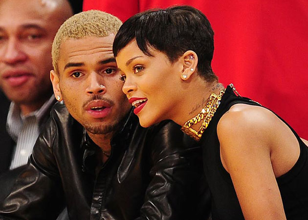 Rihanna on vacation with Chris Brown